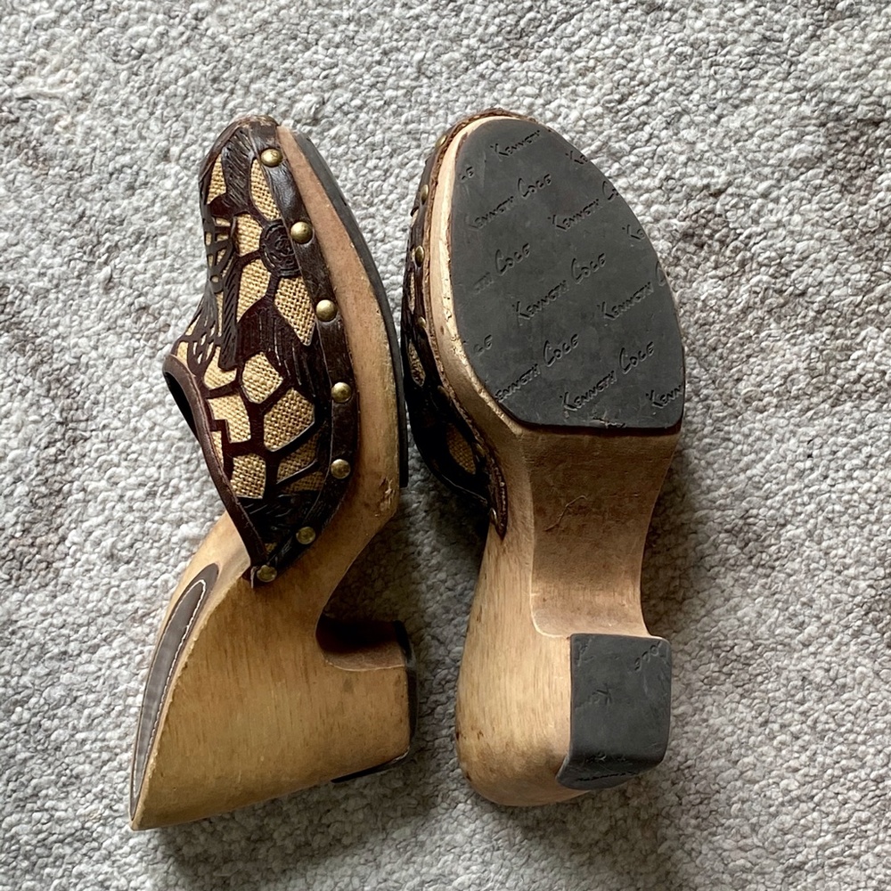 Kenneth Cole patterned mules - Picture 6 of 7
